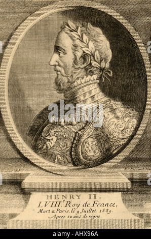 Enrico II di Francia, 1519 - 1559. Re di Francia. Foto Stock