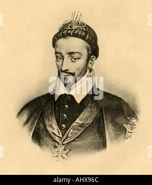 Enrico III di Francia, 1551 - 1589. Re di Francia, 1574 - 1589 e re del Commonwealth Polish-Lithuanian, 1573 - 1575. Foto Stock