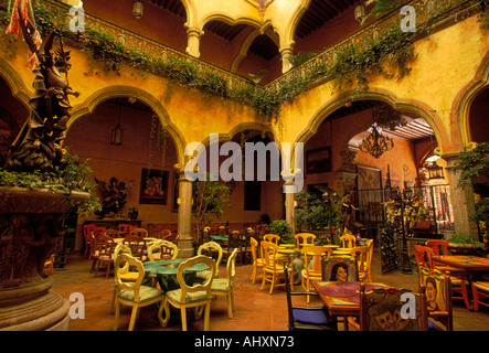 Casa de los cincos patii, ristorante messicano, messicano cibo e bevanda, cibo messicano, Santiago de Querétaro, queretaro, Stato di Queretaro, Messico Foto Stock