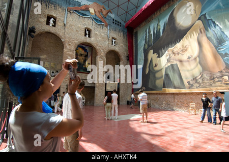 Il Salvador Dali Theatre Museum a Figueres, Spagna Foto Stock