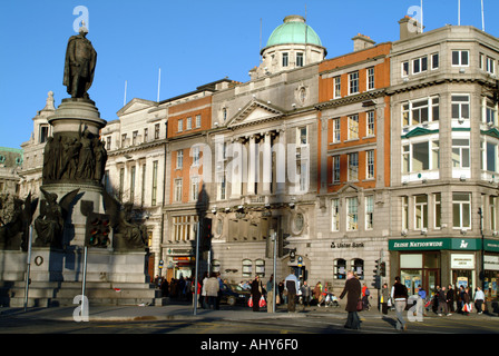 Statua di Daniel O'Connell su OConnell Street Dublino Irlanda UE Foto Stock