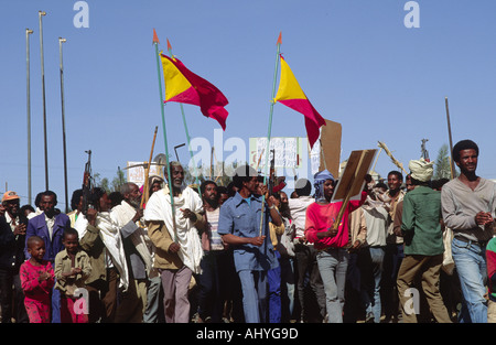 Festa di maggio a Mekelle, capitale della Provincia del Tigray, Etiopia settentrionale Foto Stock