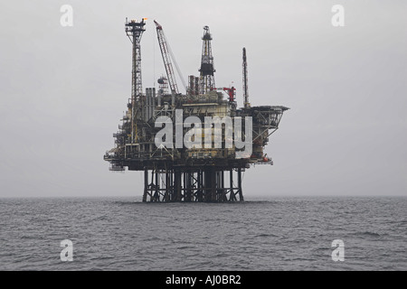 Degli anni quaranta charlie oil rig Foto Stock