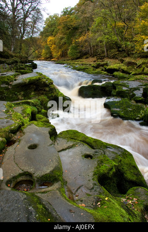 L 'hotel Astrid, una caratteristica del Fiume Wharfe nel North Yorkshire Foto Stock