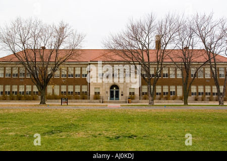 Topeka Kansas KS USA Il marrone v Board of Education National Historic Site a elementare Monroe Foto Stock