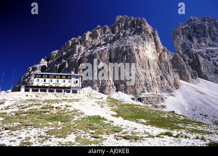 Auronzo Rifugio Lavaredo montagna Dolomiti di Sesto Veneto Italia Foto Stock