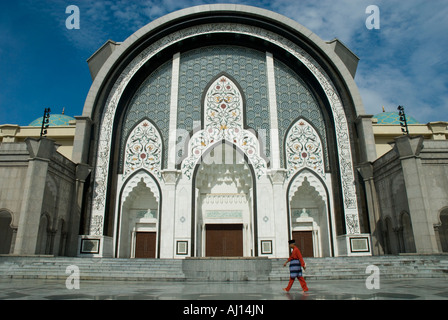 Ingresso al territorio federale moschea, Kuala Lumpur in Malesia. Foto Stock