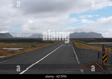 In Islanda la strada di Vik Foto Stock