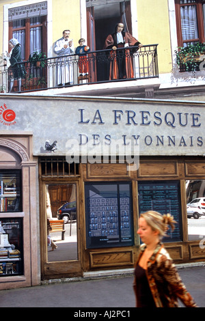 Presque Ile affresco di persone famose Foto Stock