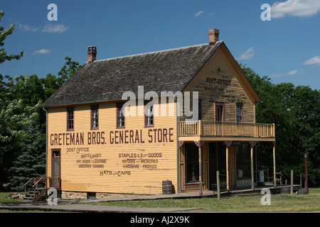 General Store c. 1875, Storia Vivente Aziende agricole Foto Stock