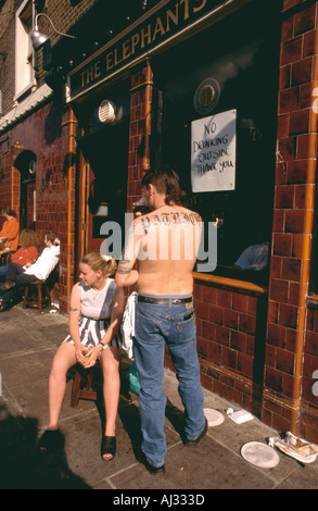 Serata estiva in Camden Town Foto Stock