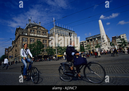 Piazza Dam in Amsterdam, Paesi Bassi Foto Stock