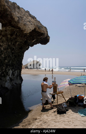 Monsul Beach, Cabo de Gata Almeria, Spagna Foto Stock