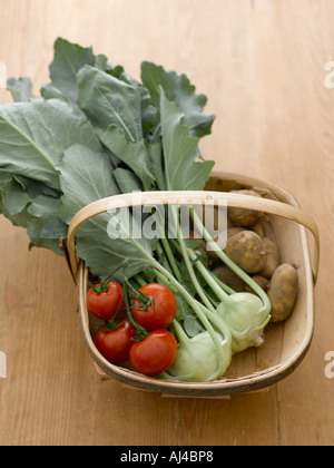 Trug di verdure fresche - fascia alta Hasselblad 61mb di immagine digitale Foto Stock