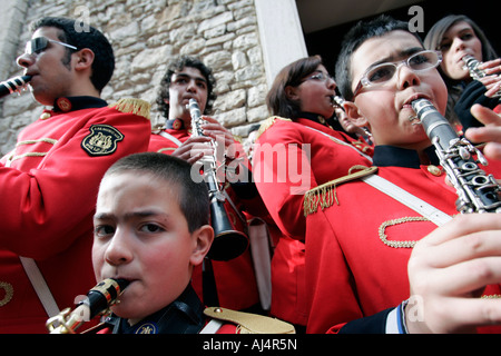 Pasqua Prizzi Palermo Sicilia Foto Stock