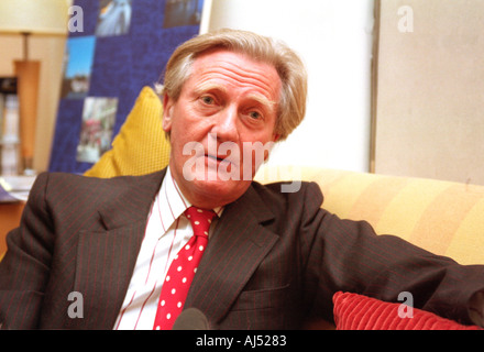 Signore Michael Heseltine tory peer ritratto Gen 2003 Foto Stock