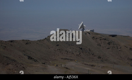 IRAM Pico Veleta Osservatorio la radio telescope al di sopra di Granada in Spagna Foto Stock