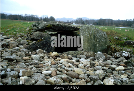 Nether Largie South Chambered Cairn Foto Stock