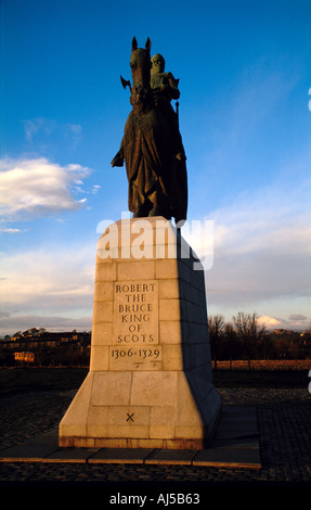 Statua di Re Roberto Bruce Foto Stock