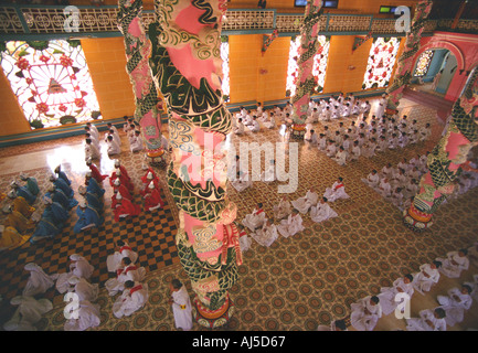 Il Vietnam Thanh che Coadai tempio vicino a Saigon Foto Stock