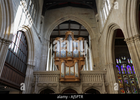 Organo della chiesa di Santa Maria a Oxford Foto Stock