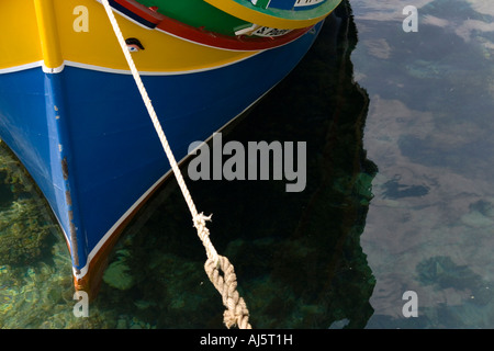 Un luzzu Maltese Foto Stock