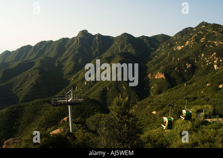 La Grande Muraglia di Badaling cina hebei Cina Foto Stock