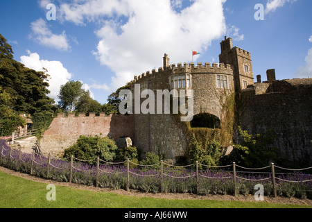 Regno Unito Kent trattare Walmer Castle dai giardini Foto Stock