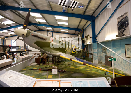 West Sussex Chichester Tangmere aviazione militare Museo Mk5Un Supermarine Spitfire Foto Stock