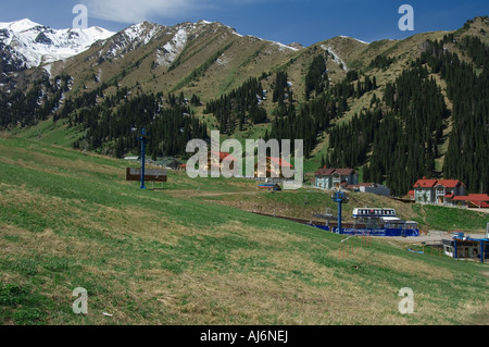 Almaty - Shymbulak ski resort Foto Stock