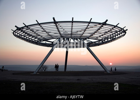 La scultura, la alo, Panopticon, Haslingden, REGNO UNITO Foto Stock