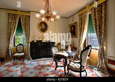 Interno del William Howard Taft Sito Storico Nazionale di Cincinnati in Ohio. Foto Stock