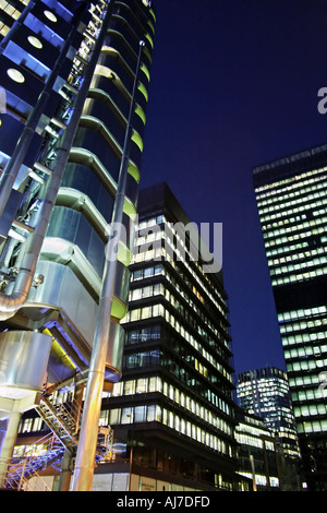 Lloyds edificio di assicurazione nella City of London Financial District Inghilterra REGNO UNITO Foto Stock