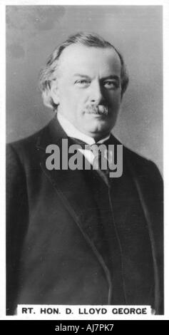 David Lloyd George, liberale britannico statista, c1915. Artista: sconosciuto Foto Stock