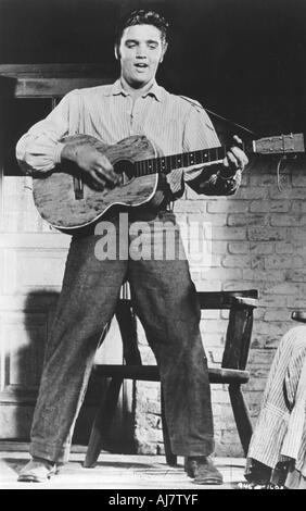 Elvis Presley, cantante e attore, 1950s. Artista: sconosciuto Foto Stock