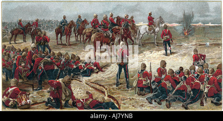 Battaglia di Tel-el-Kebir, Egitto, 13 settembre 1882 (1887). Artista: sconosciuto Foto Stock