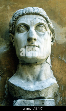 Costantino il grande imperatore romano. Artista: sconosciuto Foto Stock