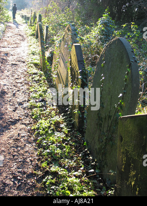 Il cimitero di Highgate Londra Foto Stock