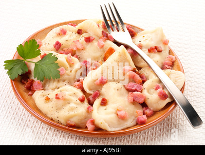 POLISH PIEROGI RUSKIE Foto Stock
