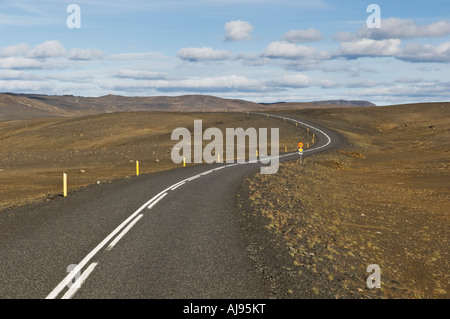 Highland stradale F26 verso Sprengisandur in Islanda. Foto Stock