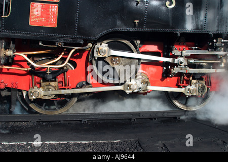 Achenseebahn pignone a cremagliera per la cottura a vapore del motore in alto Foto Stock
