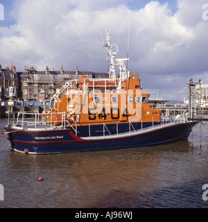 Weymouth scialuppa di salvataggio Tony Vandervell nel porto di Weymouth Dorset Inghilterra Foto Stock