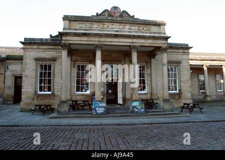 La testa di vapore pub bar venue Huddersfield Foto Stock