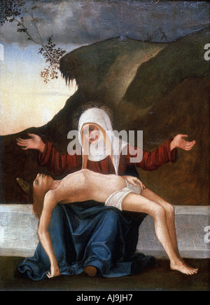 "Pieta', inizi del XVI secolo. Artista: Lodovico Mazzolini Foto Stock