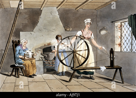 Tre generazioni di donne, 1814. Artista: sconosciuto Foto Stock