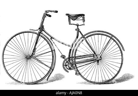 Sicurezza Rover bicicletta, c1885. Artista: sconosciuto Foto Stock