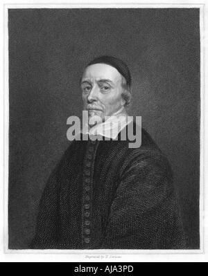 William Harvey (1578-1657) medico inglese, c17th secolo. Artista: sconosciuto Foto Stock