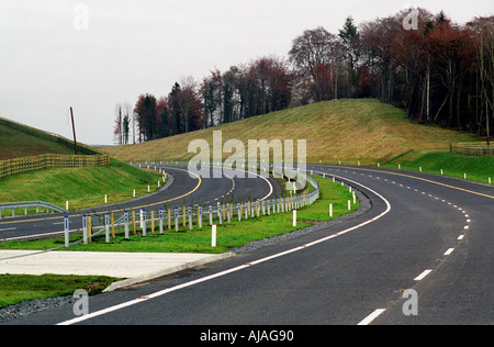 Costruzione autostrada www osheaphotography com Foto Stock