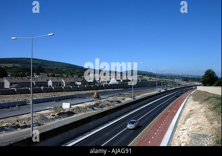 Costruzione autostrada www osheaphotography com Foto Stock