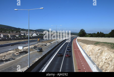 Costruzione autostrada www osheaphotography com Foto Stock